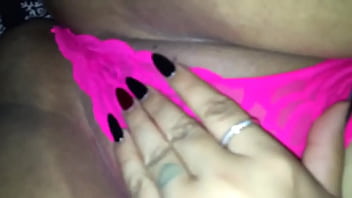 Latina playing with my wet & fat pussy 1