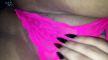 Latina playing with my wet & fat pussy 1