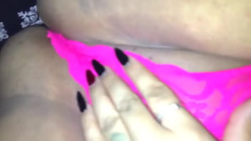 Latina playing with my wet & fat pussy 1