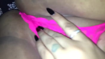 Latina playing with my wet & fat pussy 1