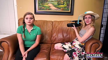 Lovely cuties lauren and pixie rim and suck a cock to swallow a cum treat