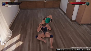 Remington vs marilith nf3d female mma combat apartment battle