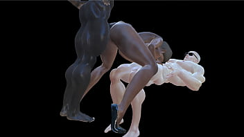 Ebony Busty Babe Gets Doubled By Two Studs Deepthroat Anal Bbc Huge Tits Animated Vam Hentai Cartoon thumbnail