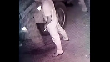 Pissing caught on camera