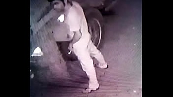 Pissing caught on camera