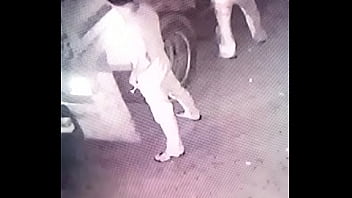 Pissing caught on camera