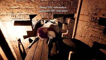 The secret statue with the huge dick woke up and started pounding lara in every hole mystery solved