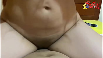 Pov cowgirl riding – my colombian moans while bouncing on my cock – colomperx