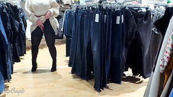 She can’t wait playing in the car and in the middle of the store