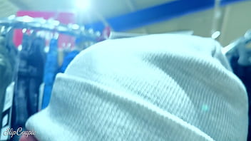 She can’t wait playing in the car and in the middle of the store