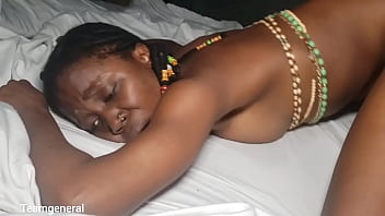 Ebony skiny creamy girl