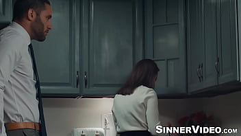 She Grabs Her Husband's Cock Grinds Up Against Him And Is Dripping Wet The Moment Her Panties Come Down thumbnail