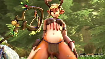 Battletite blossom montando polla mientras canta