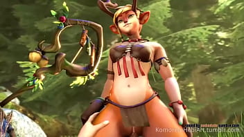 Battletite blossom montando polla mientras canta