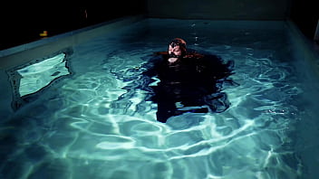 Gothic underwater shooting in swimmimg pool arya grander