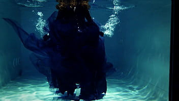 Gothic underwater shooting in swimmimg pool arya grander