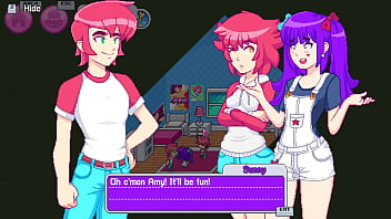 Dandy boy adventures video game shower scene amy and sunny