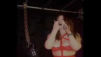 Caged and humiliated with mistress kaylaenter mistress kayla's dungeon where you're trapped and helpless watch as she i