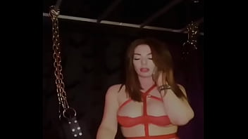 Caged and humiliated with mistress kaylaenter mistress kayla's dungeon where you're trapped and helpless watch as she i