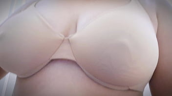 Chubby horny babe play with big tits and wet pussy