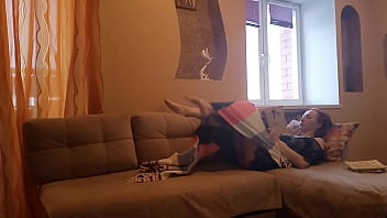 Reading a romance makes her wet