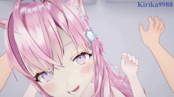 Hakui koyori and sakamata chloe intense sex hololive vtuber pov hentai