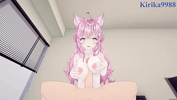 Hakui koyori and sakamata chloe intense sex hololive vtuber pov hentai