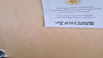 Tanning bed at the gym