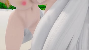 Two haku mmd dance