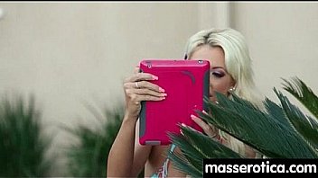 Gorgeous masseuse explores the body of a sexy lesbian beauty 3