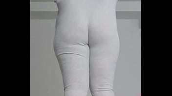 Putting on my pajamas to sleep for a long night