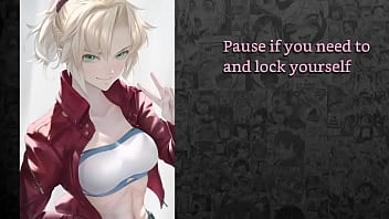 Mordred from fate locks you in chastity to celebrate locktober