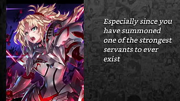 Mordred from fate locks you in chastity to celebrate locktober