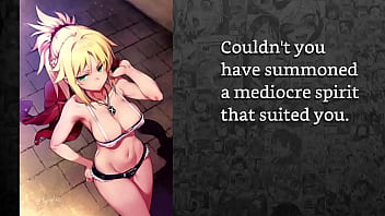 Mordred from fate locks you in chastity to celebrate locktober