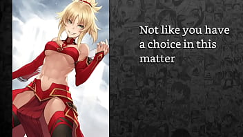 Mordred from fate locks you in chastity to celebrate locktober