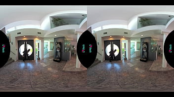 Beautiful latina fucks an intruder in vr