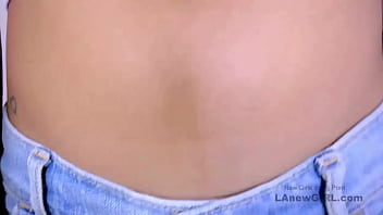 Alluring teen brunette got seduced by the producer