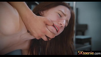 Shooting his load all over her pretty face