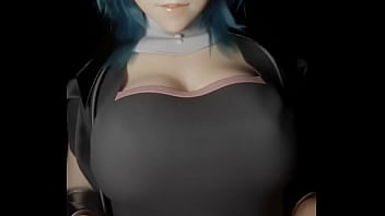 Byleth mostrando las tetas