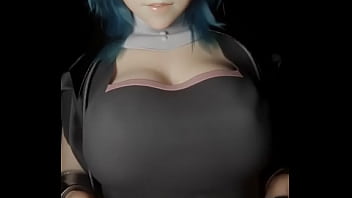 Byleth mostrando las tetas