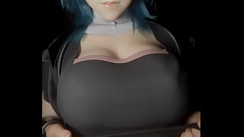 Byleth mostrando las tetas