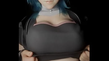 Byleth mostrando las tetas