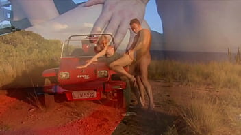 Tarra white gets anally fucked outside