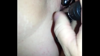 Butt plug and 2 vibes in pussy