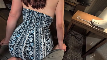 Pawg Bouncing On Hard Cock In Shorts thumbnail