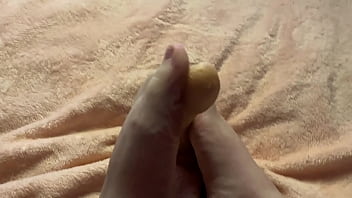 Slow foot job foot fetish video