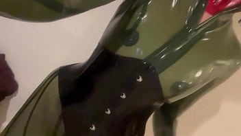 Last nights fetish party outfit