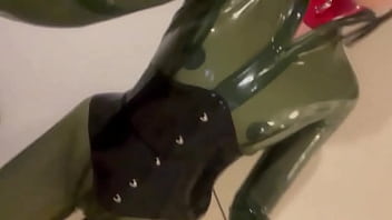 Last nights fetish party outfit