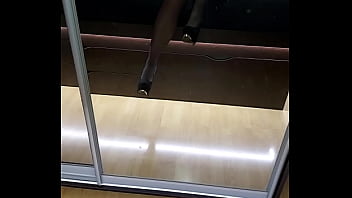 Foot fetish waiting for the goddess in black pantyhose let's work with your mouth