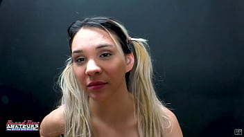 Horny blonde coed sabrina loves to deepthroat and milk a throbbing cock